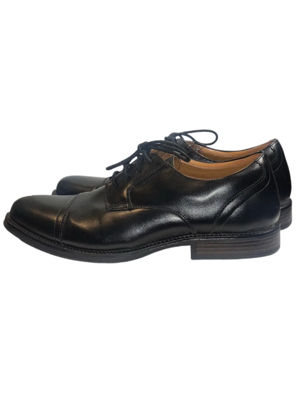 Dockers Garfield Cap Toe Oxford Dress Shoes Black Men's Size 9.5 Style #90-36454